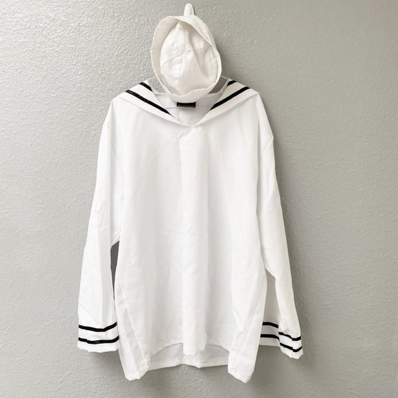 Spirit Other - Mens Sailor Halloween Costume Top and Hat, One Size